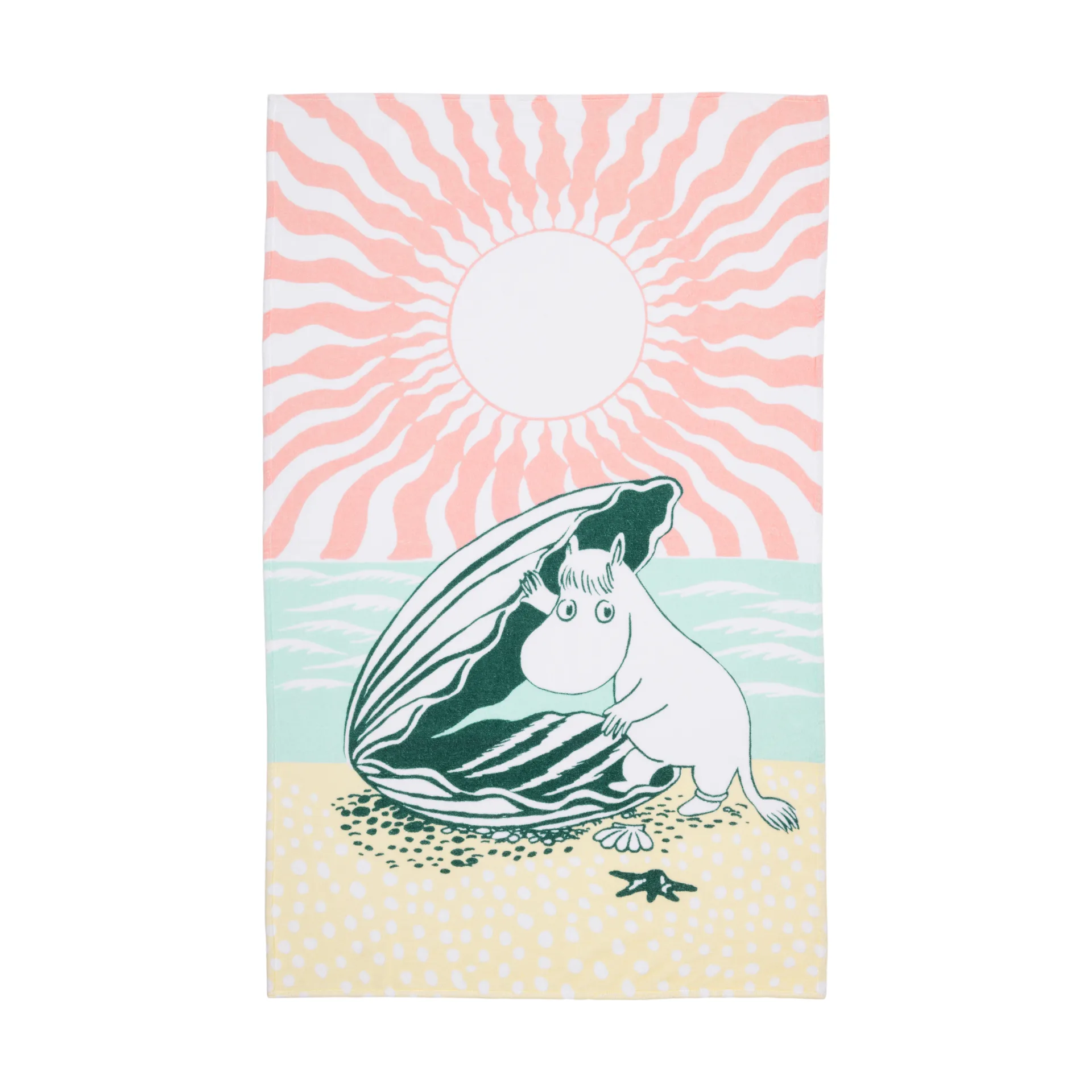 Beach day Mumin Strandhandtuch, 93x150 cm Moomin Arabia