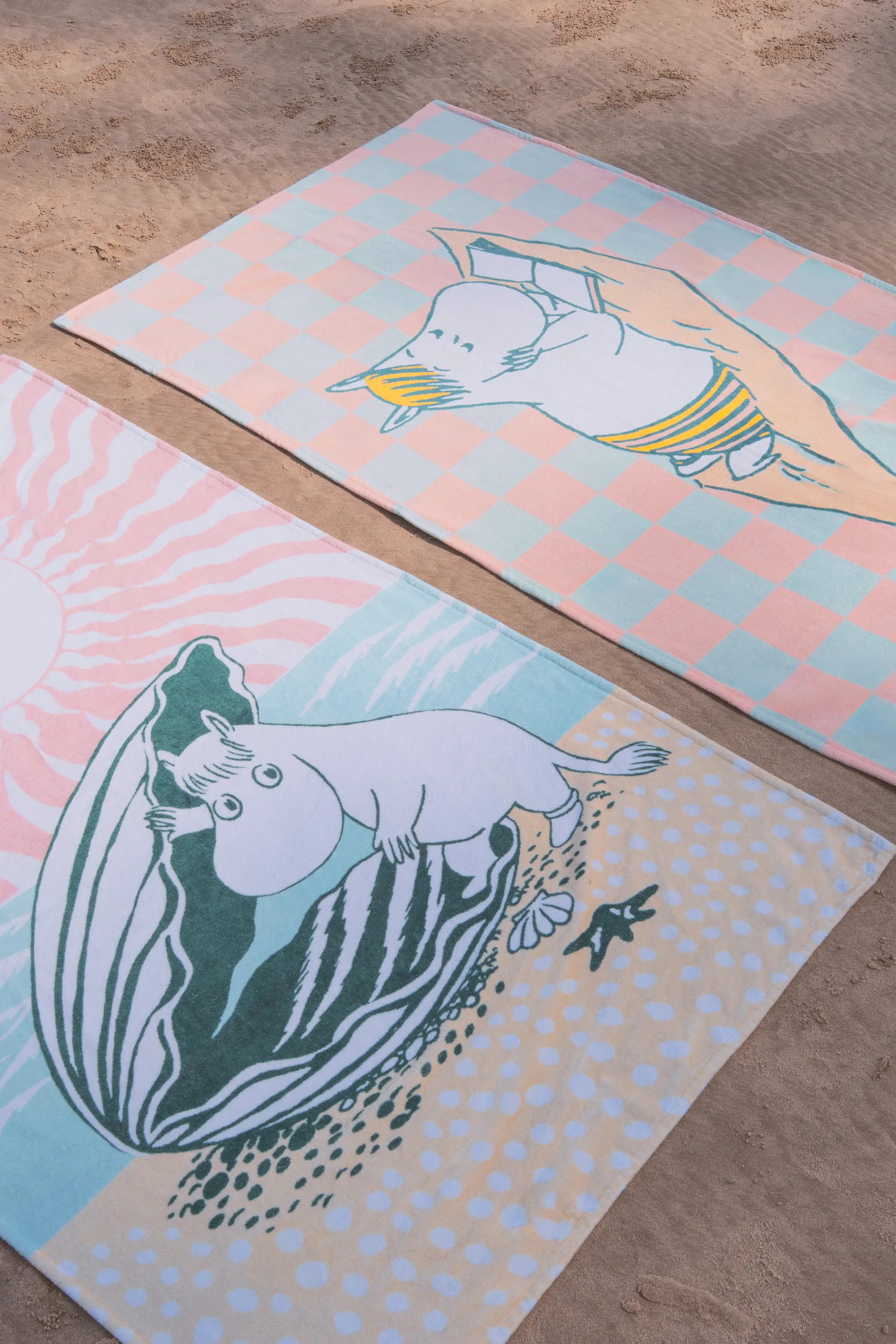 Beach day Mumin Strandhandtuch, 93x150 cm Moomin Arabia
