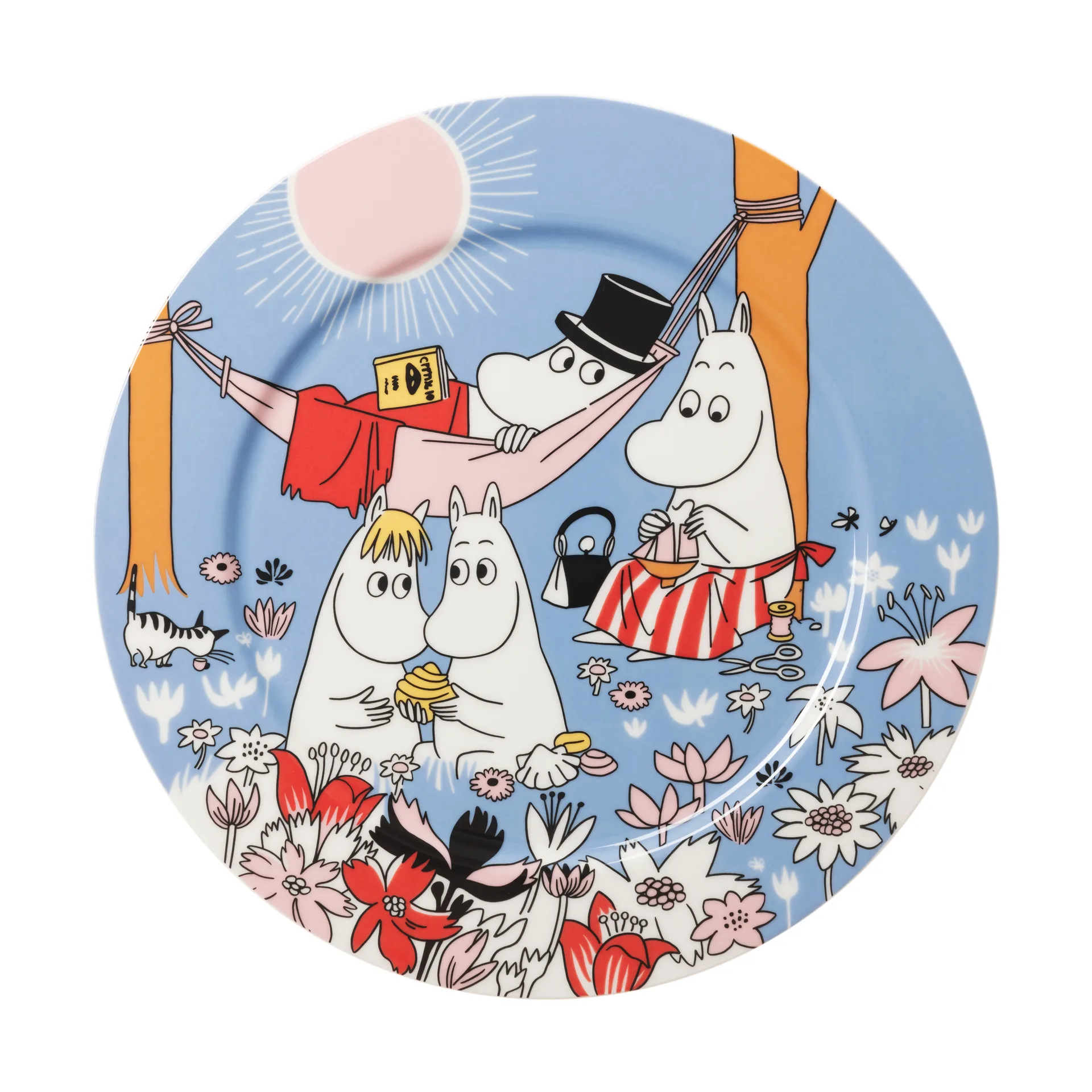 Family time Mumin Servierplatte, Ø30 cm Moomin Arabia