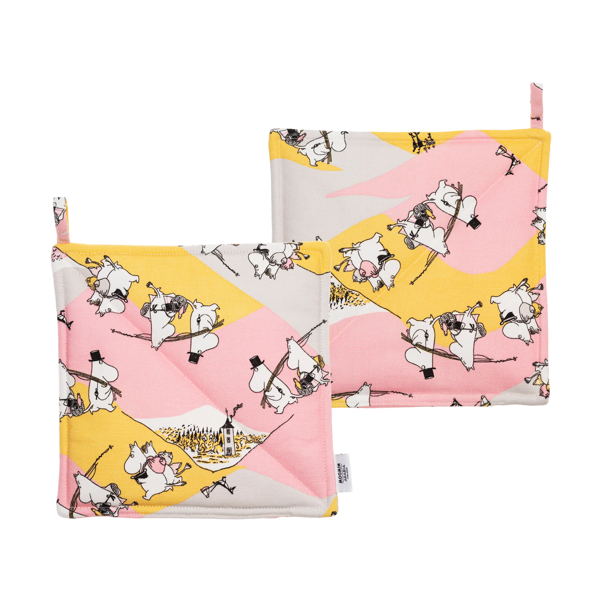 Family time Mumin Topflappen 2er-Pack, 22x22 cm Moomin Arabia