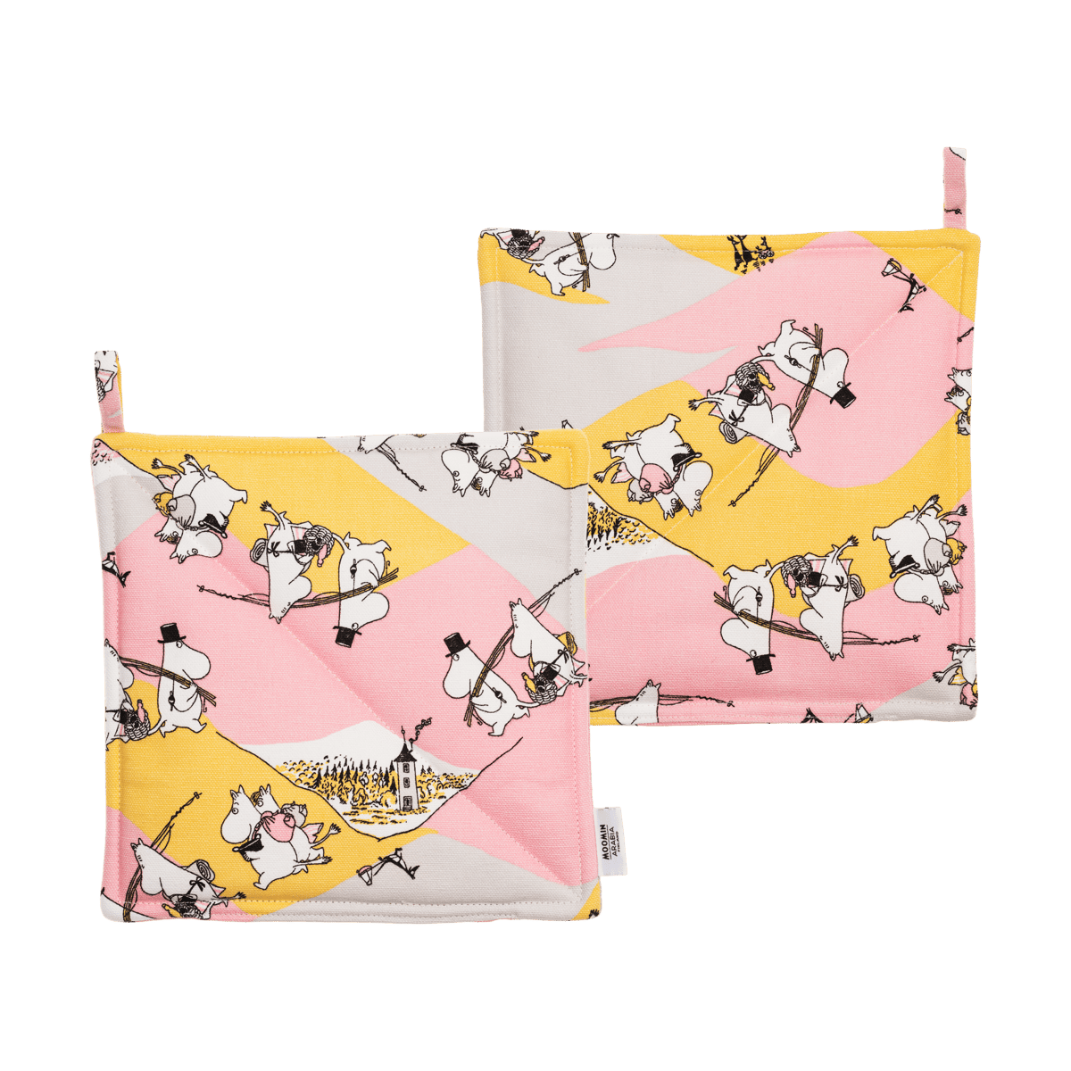 Moomin Arabia Family time Mumin Topflappen 2er-Pack 22x22 cm
