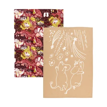 Festive Moments Mumin Geschirrtuch 2-teilig - 50x70 cm - Moomin Arabia