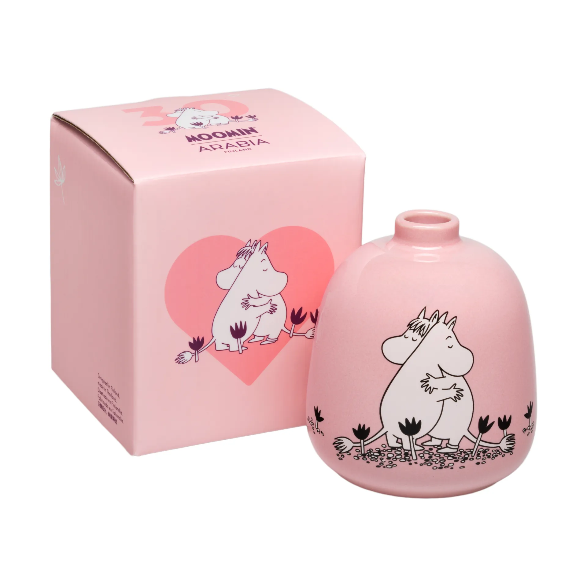 Liebe Muminvase Limited Edition, 83 mm Moomin Arabia