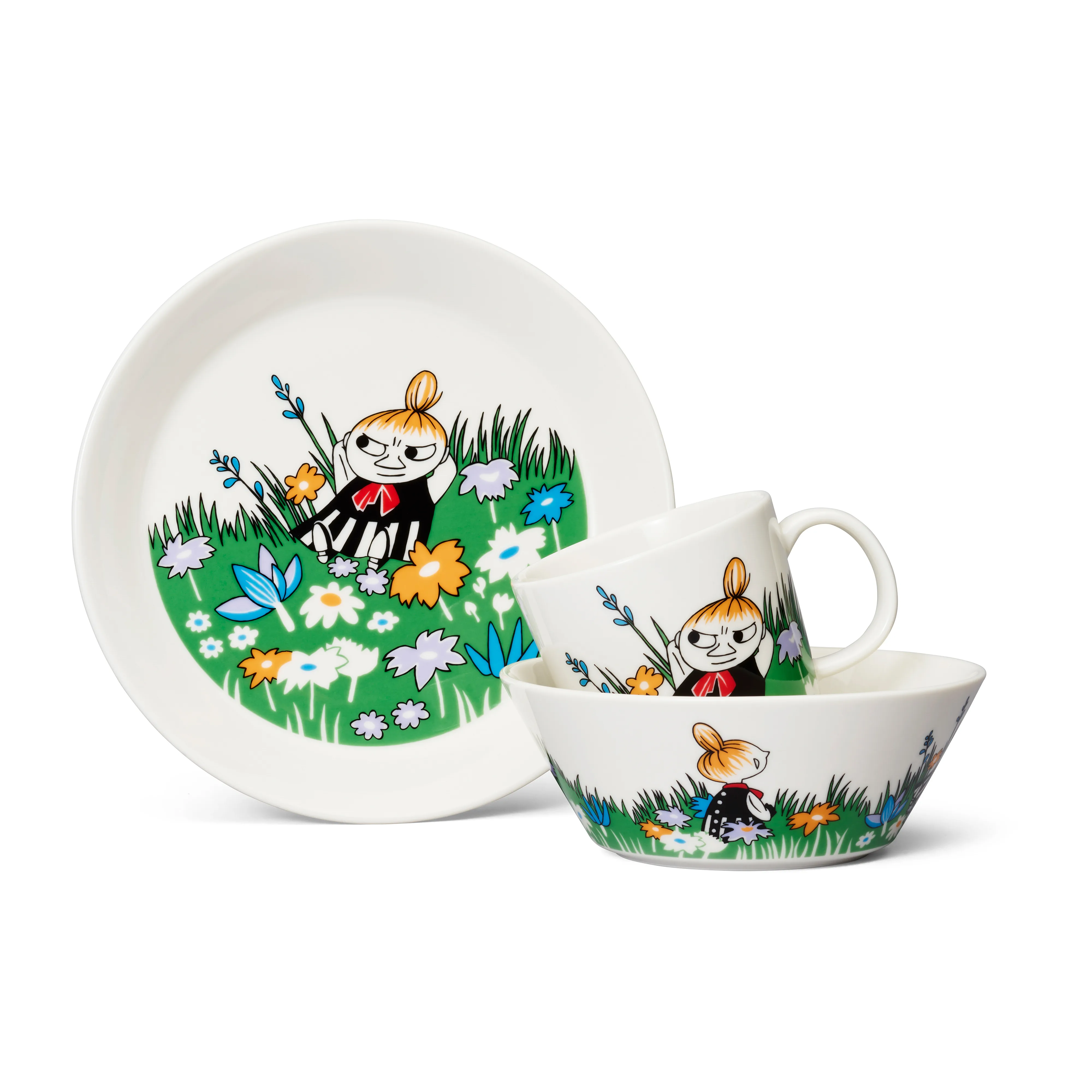 Arabia 'Little My And Meadow' Schale – 15 Cm, Keramik, Mumin-Motive, Spülmaschinengeeignet