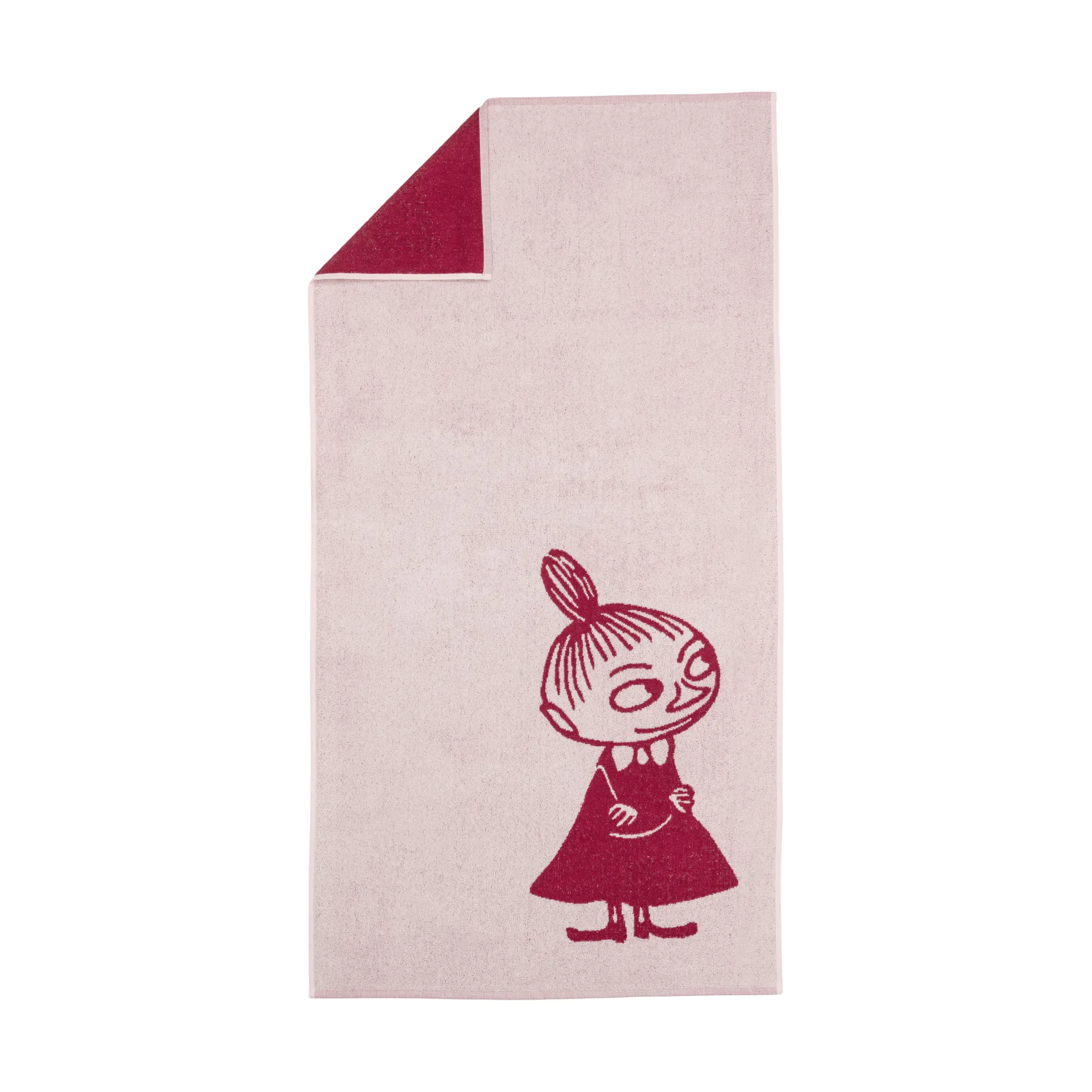 Mumin Badehandtuch 70x140cm, Kleine Mü rosa Moomin Arabia