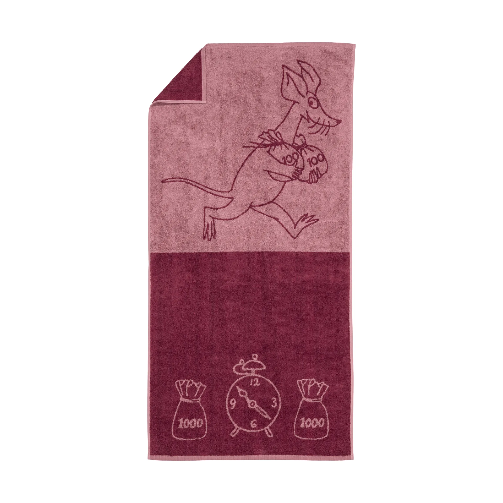 Mumin Badehandtuch 70x140cm, Sniff, Malve Moomin Arabia