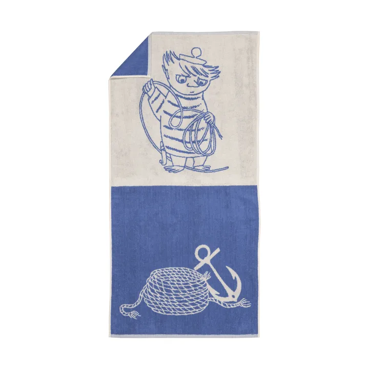 Mumin Badehandtuch 70x140cm - Too-ticky, Blau - Moomin Arabia