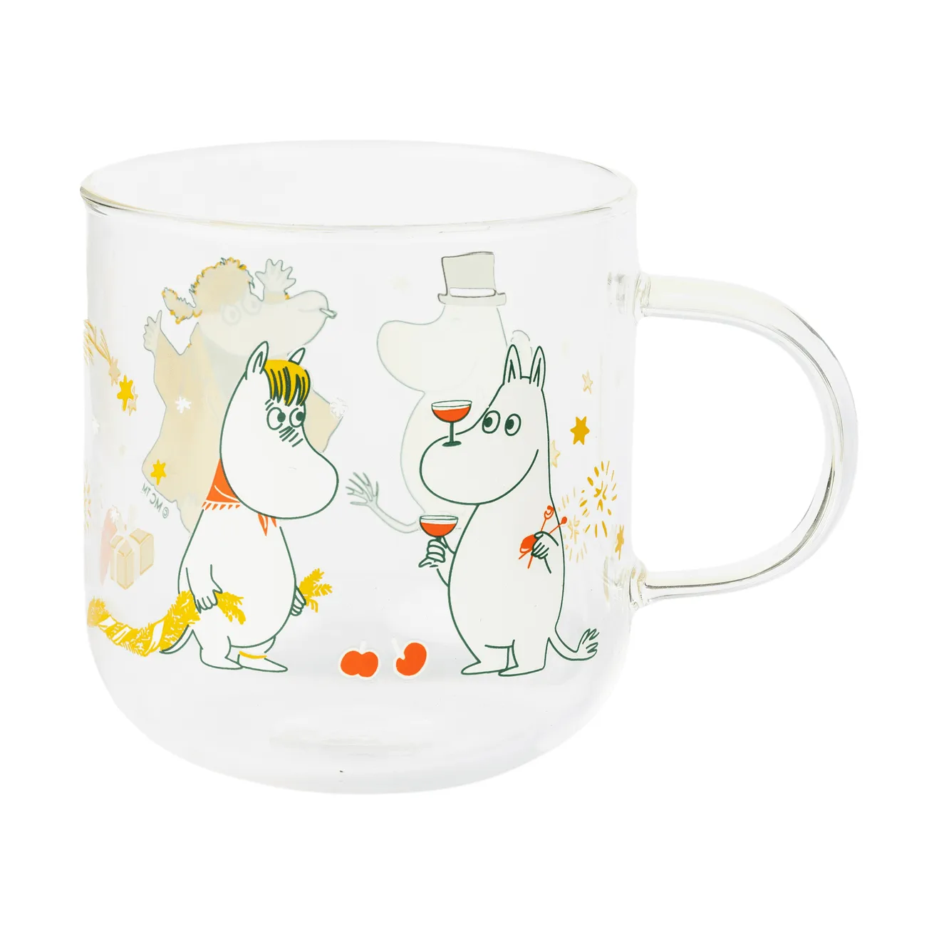 Mumin Glasbecher, Liebesgeschenk, 30 cl, 2er-Pack Moomin Arabia