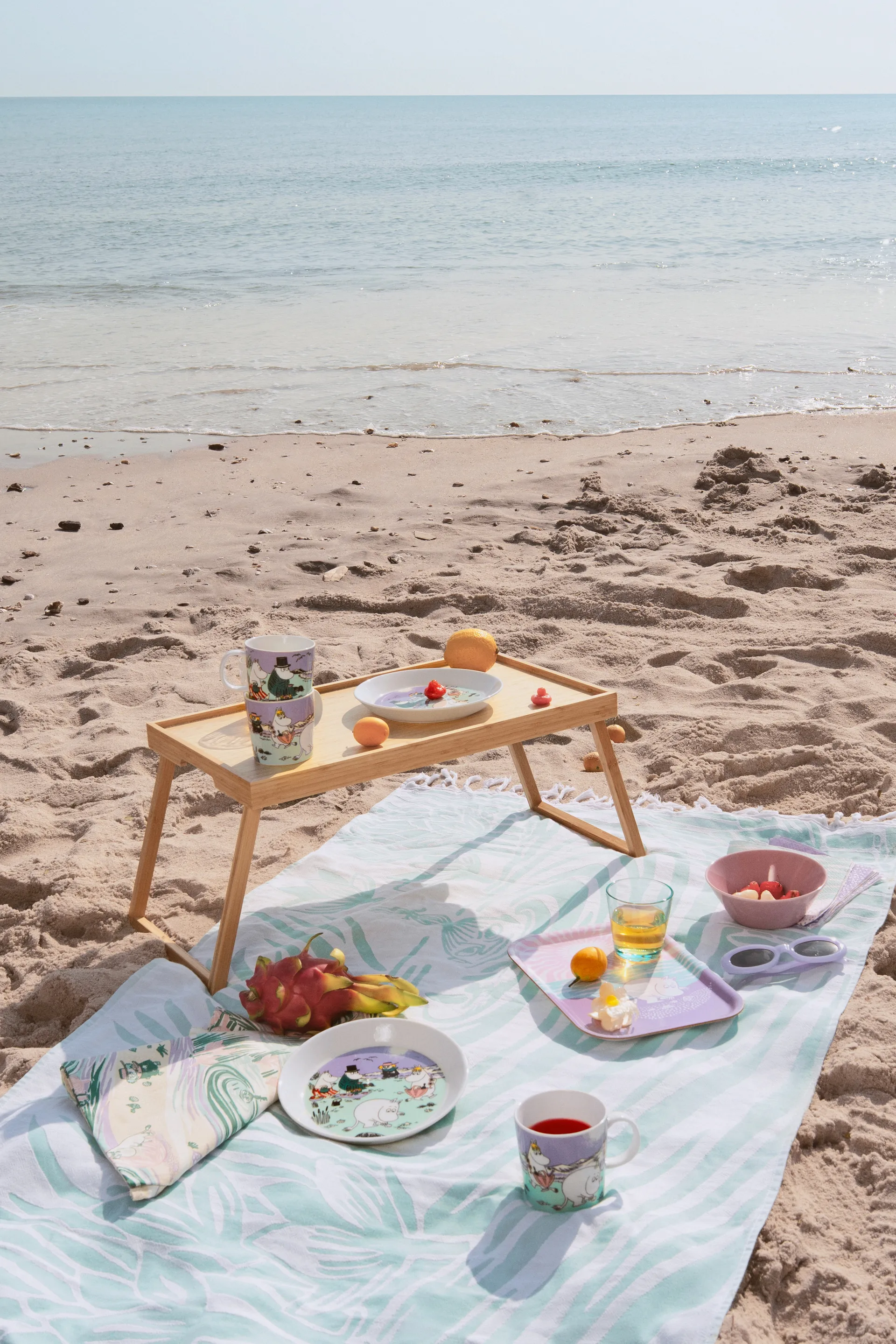 Mumin Hamam Handtuch 80x150 cm, Mehrfarbig Moomin Arabia