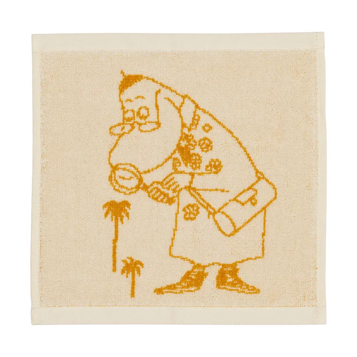 Mumin Handtuch 25x25 cm - Hemulen, Ocker - Moomin Arabia