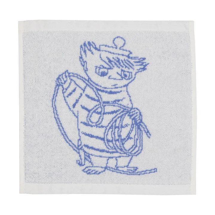 Mumin Handtuch 25x25 cm - Too-ticky, Blau - Moomin Arabia