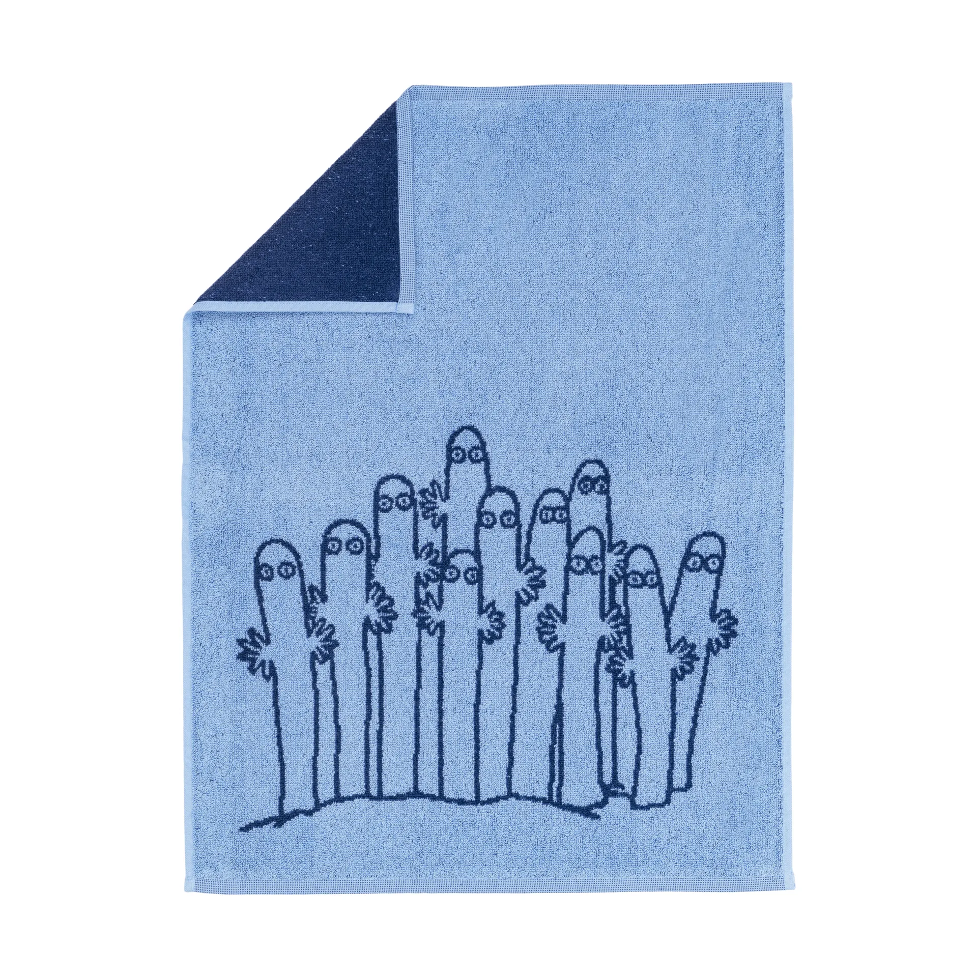 Mumin Handtuch 50x70cm, Die Hattifnatten blau Moomin Arabia