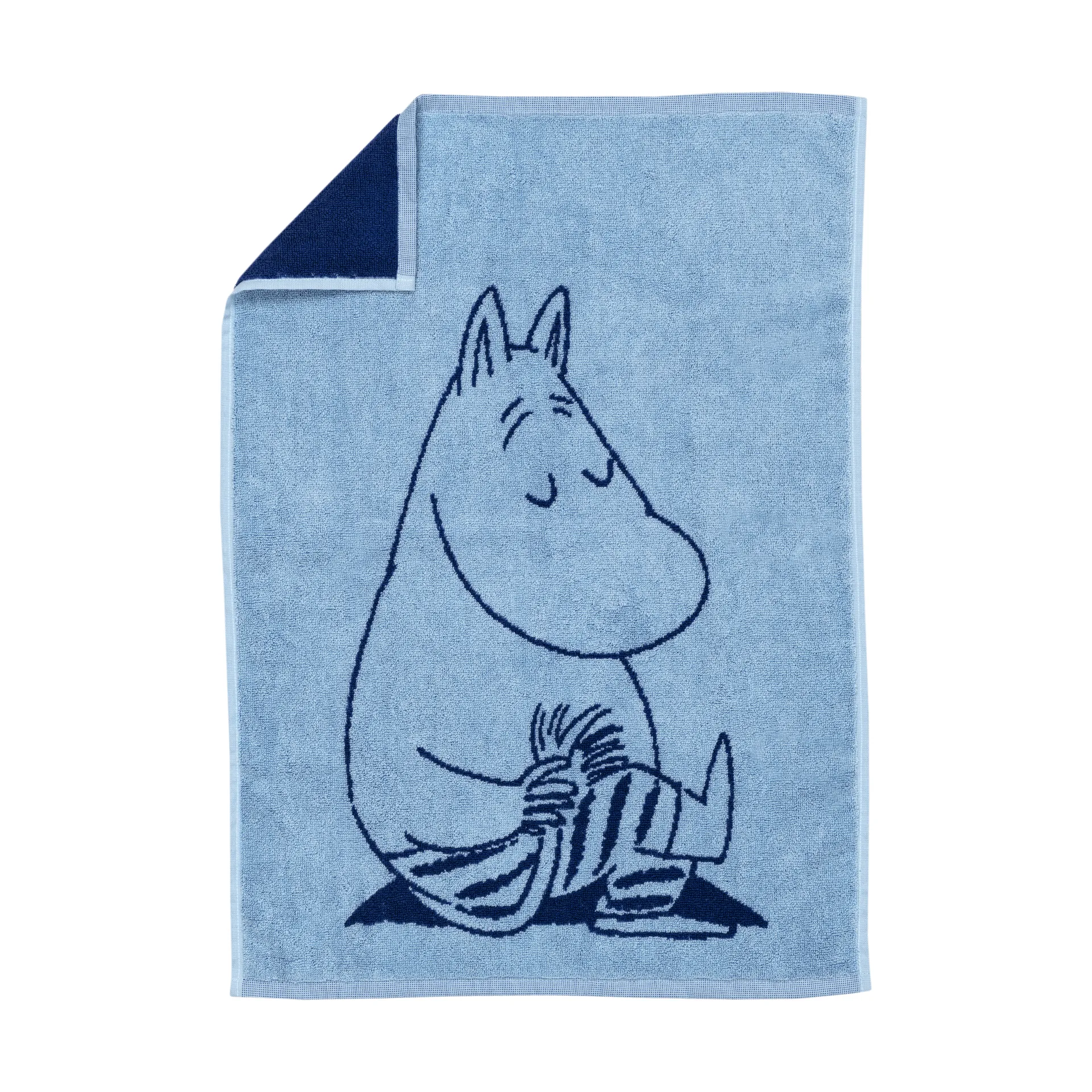 Mumin Handtuch 50x70cm, Mumintrollet marineblau Moomin Arabia