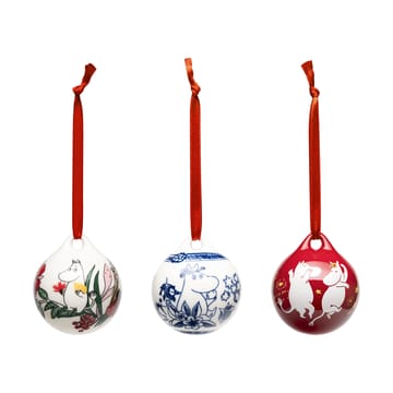 Mumin Jahreskugel Ø5 cm 3-teilig - 2025 - Moomin Arabia
