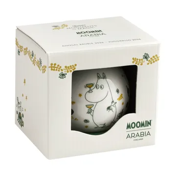 Mumin Jahreskugel Ø8 cm - 2026, Liebesgeschenk - Moomin Arabia