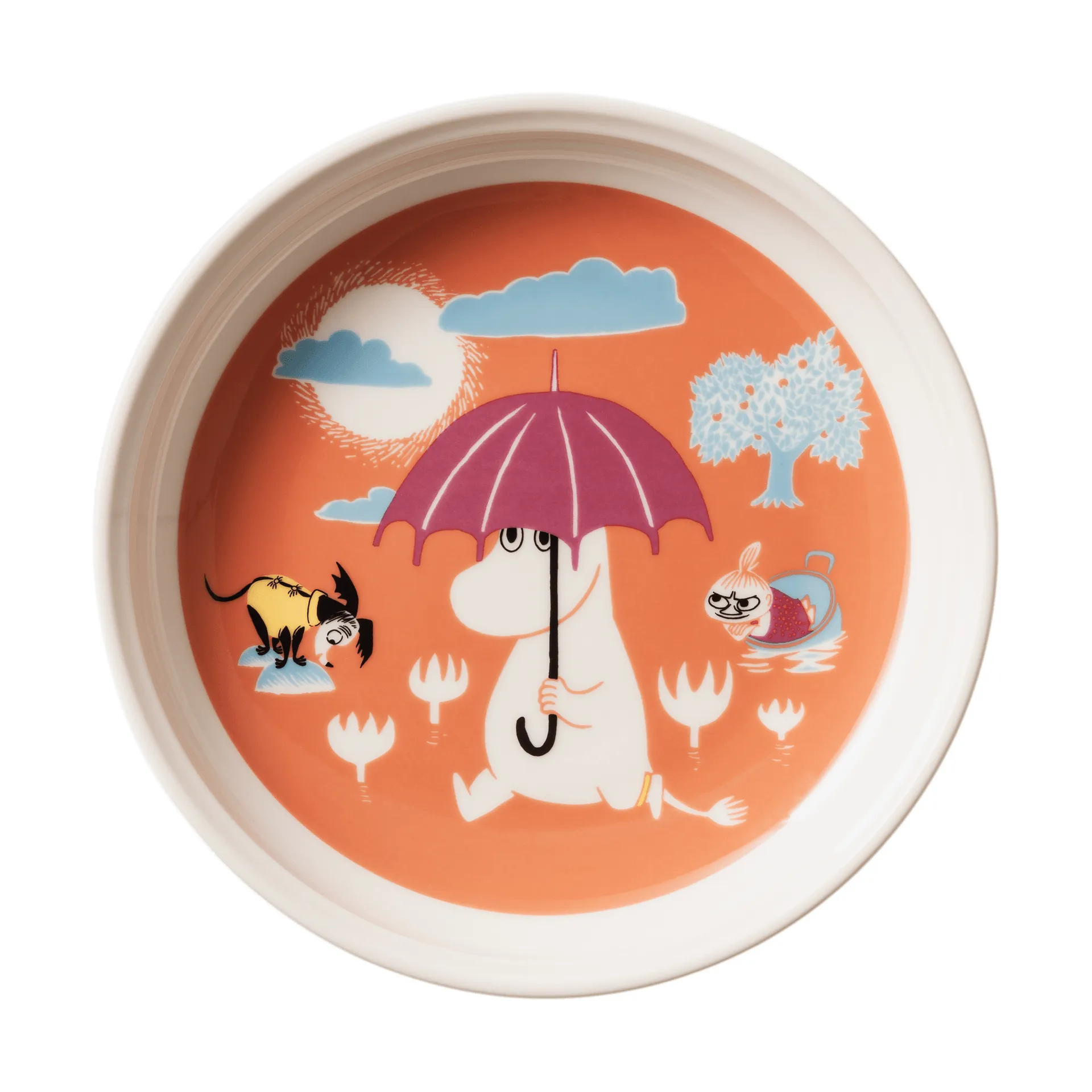 Mumin Kindergeschirr, Unter dem Regenschirm Moomin Arabia