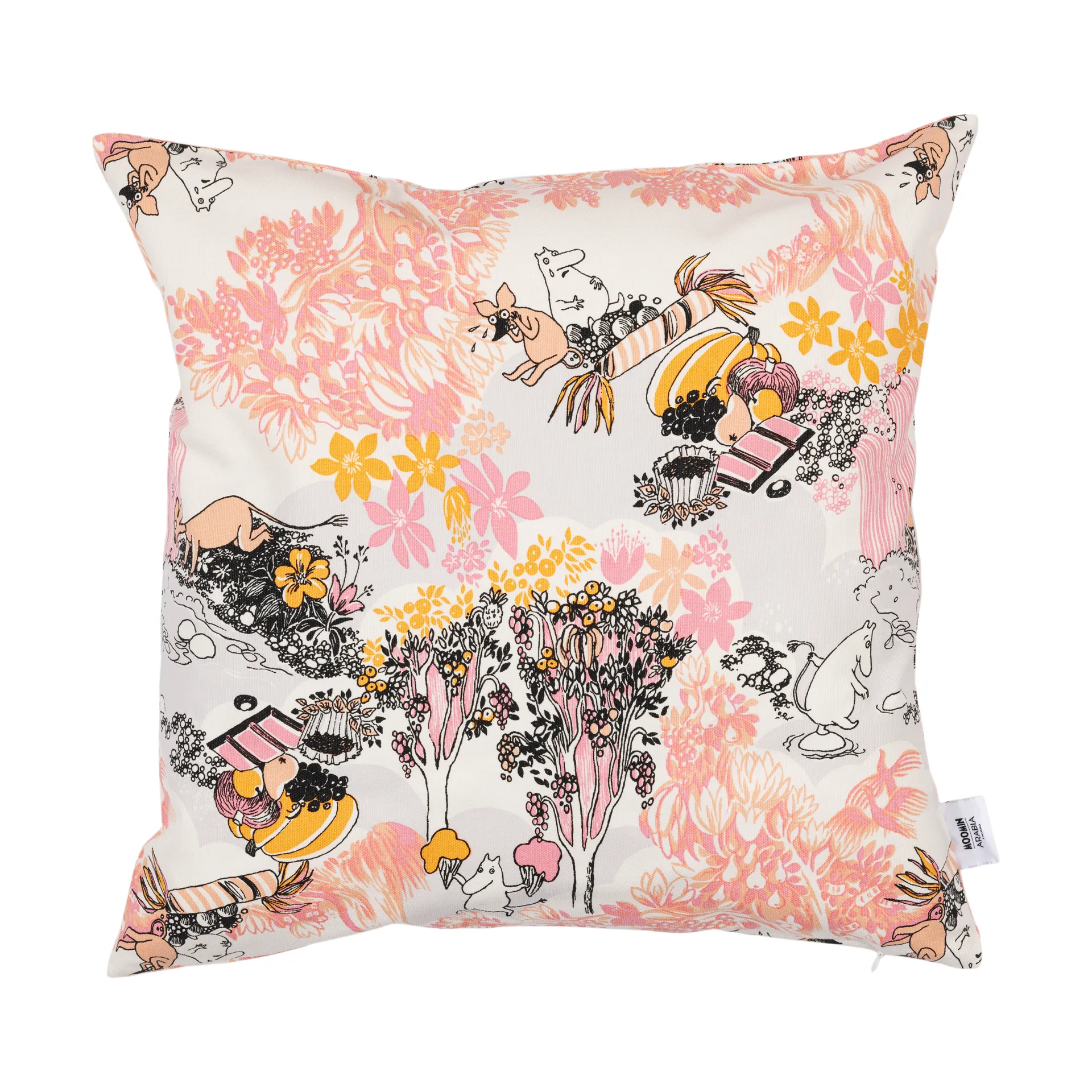 Mumin Kissenbezug 50x50 cm, Rosa Moomin Arabia