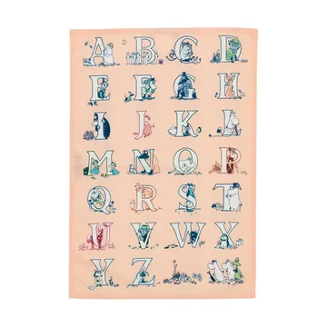 Mumin Küchenhandtuch 50x70 cm 2 Teile - Alphabet - Moomin Arabia