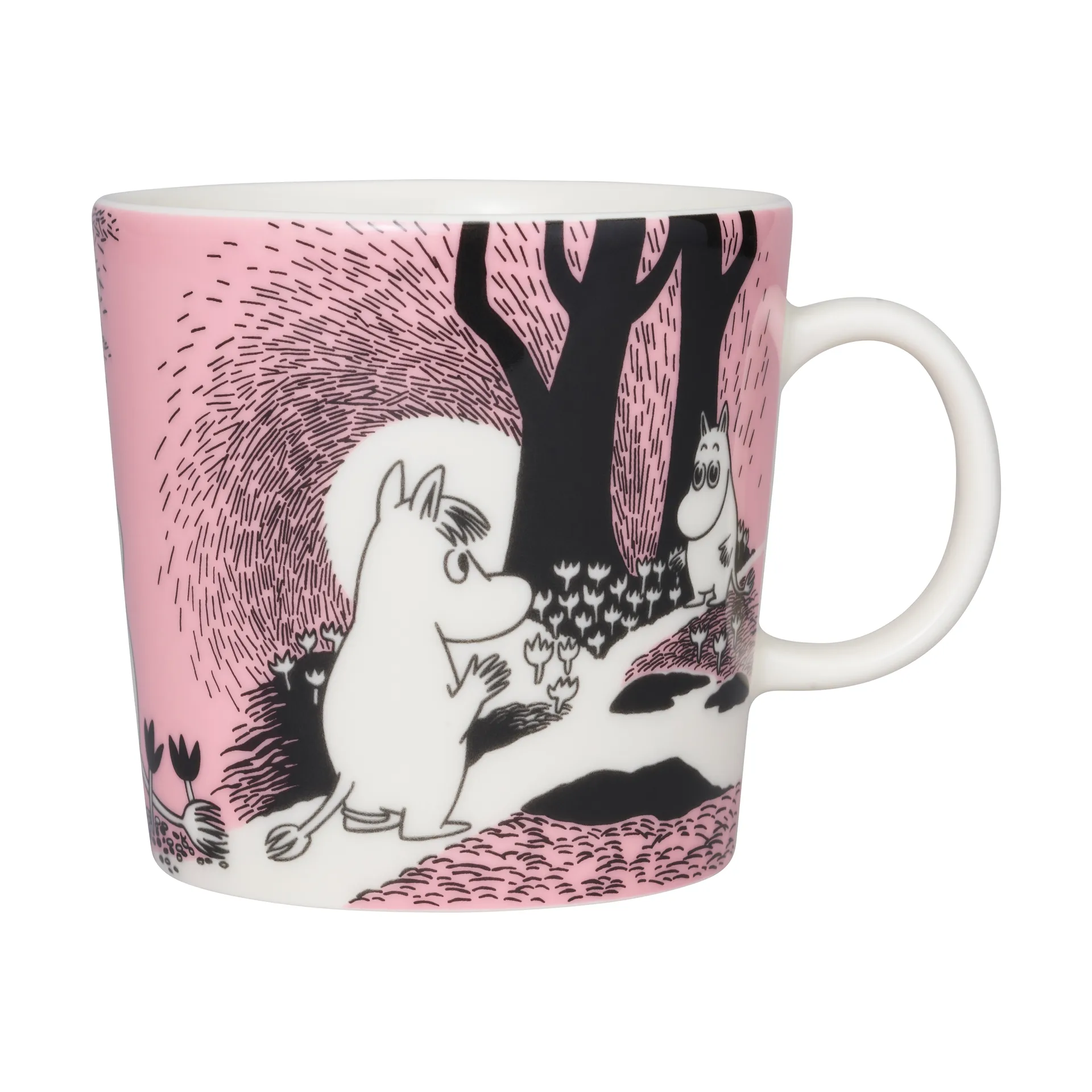 Mumin Liebe Tasse 40cl, Rosa Moomin Arabia