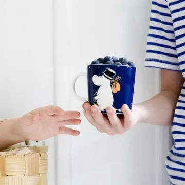 Mumin-Papa Tasse 30 cl - Dunkelblau - Moomin Arabia