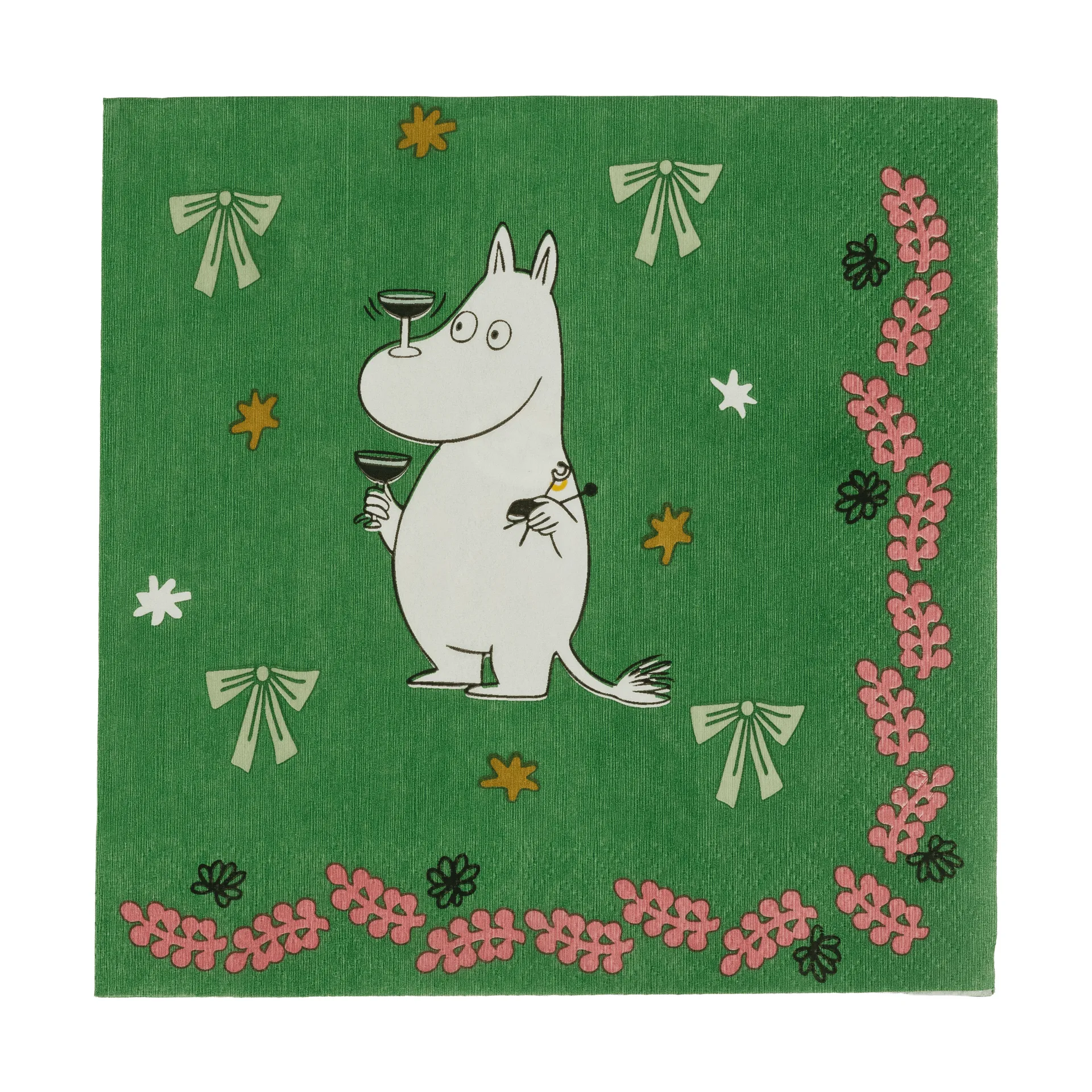 Mumin Papierserviette, Liebesgeschenk, 33x33 cm, 20er-Pack Moomin Arabia