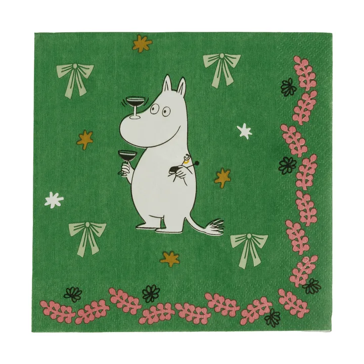 Mumin Papierserviette - Liebesgeschenk, 33x33 cm, 20er-Pack - Moomin Arabia