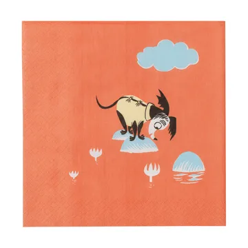 Mumin Papierserviette - Unter dem Regenschirm, 20er-Pack - Moomin Arabia