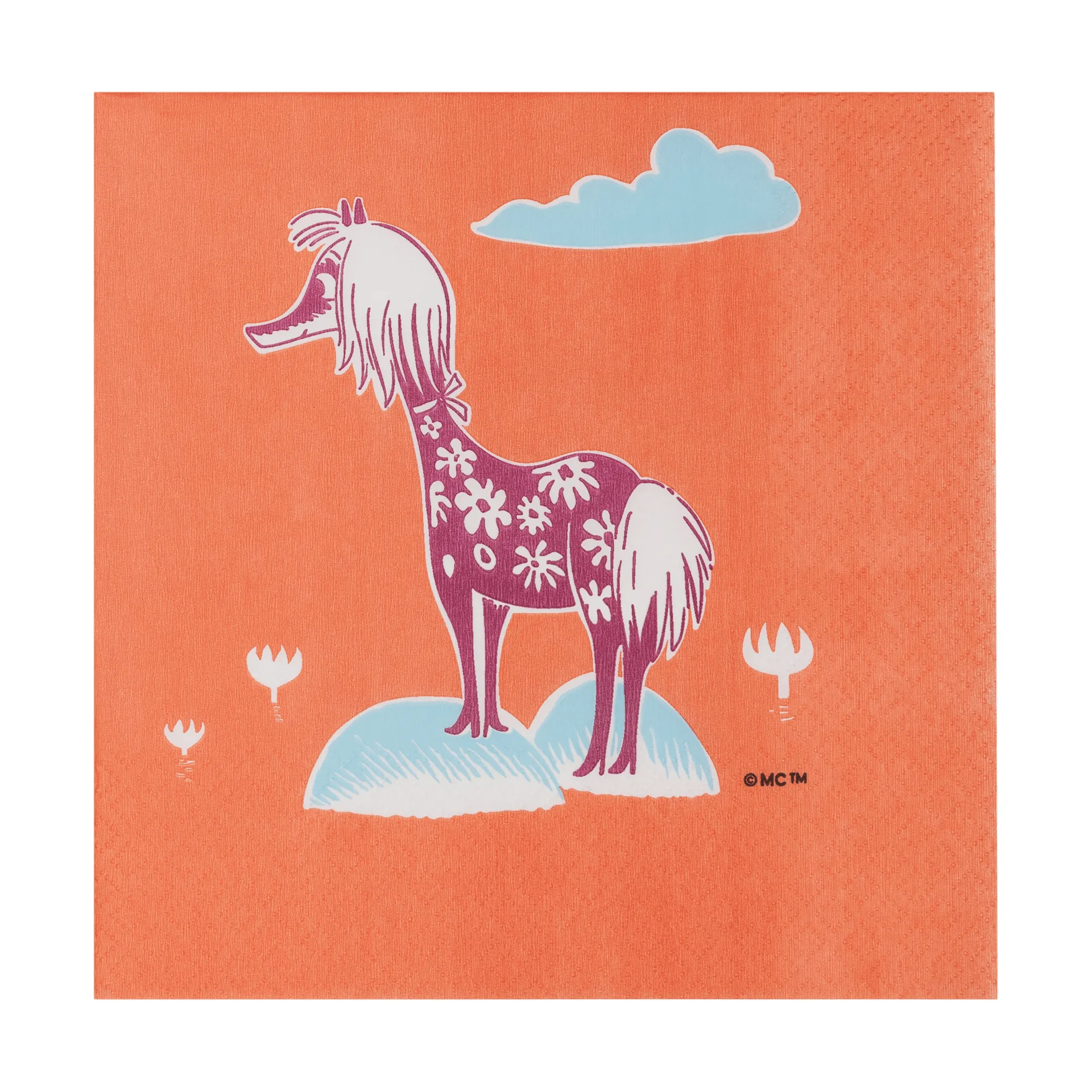 Mumin Papierserviette, Unter dem Regenschirm, 20er-Pack Moomin Arabia