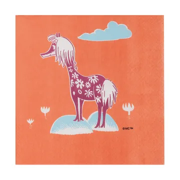 Mumin Papierserviette - Unter dem Regenschirm, 20er-Pack - Moomin Arabia