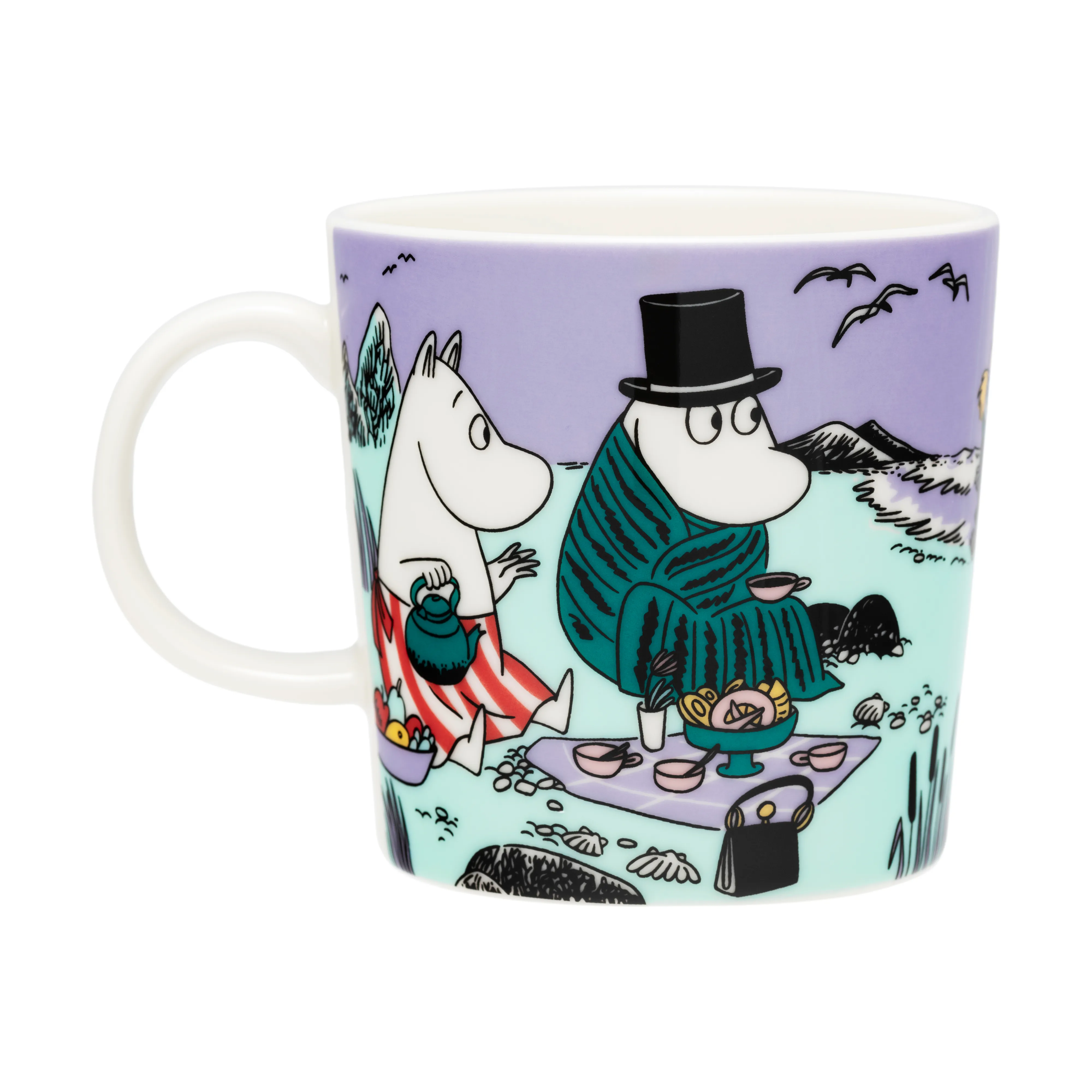 Arabia Iittala Moomin Tasse (Mumin) – 300 Ml Porzellan – Design „Moominhouse“ – Spülmaschinen- & Mikrowellengeeignet