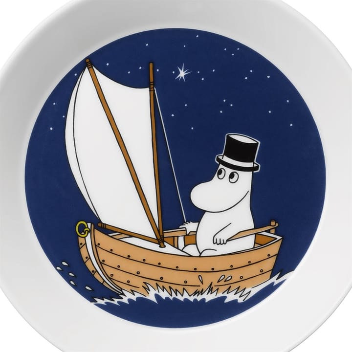Muminpapa Teller, Dunkelblau Moomin Arabia