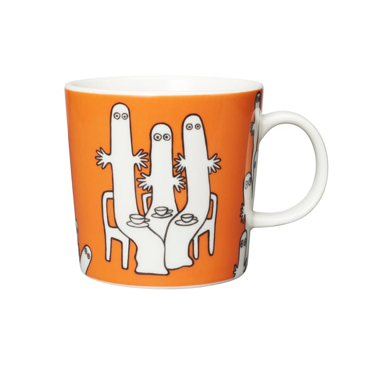 Mumintasse Classic 75 Jahre Limited Edition, Hattifatteners orange Moomin Arabia