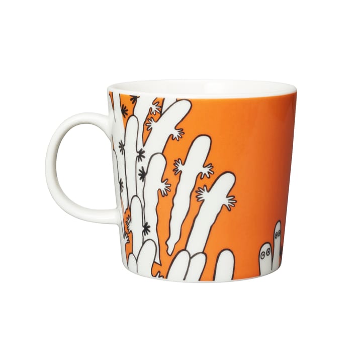 Mumintasse Classic 75 Jahre Limited Edition, Hattifatteners orange Moomin Arabia