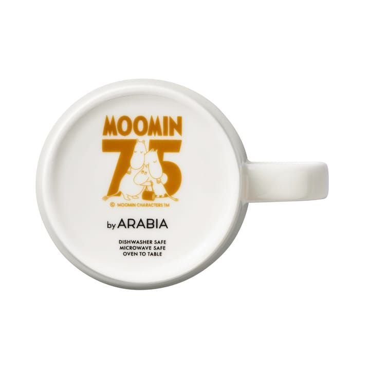 Mumintasse Classic 75 Jahre Limited Edition, Hattifatteners orange Moomin Arabia