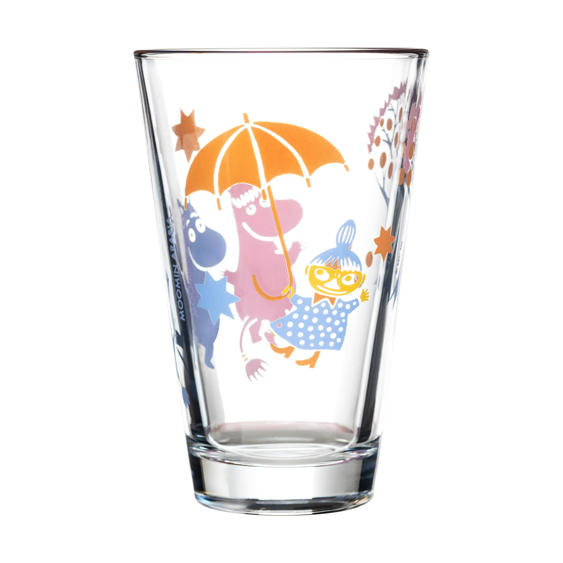 Party Mumin Glas 30cl 2-pack, Klar Moomin Arabia