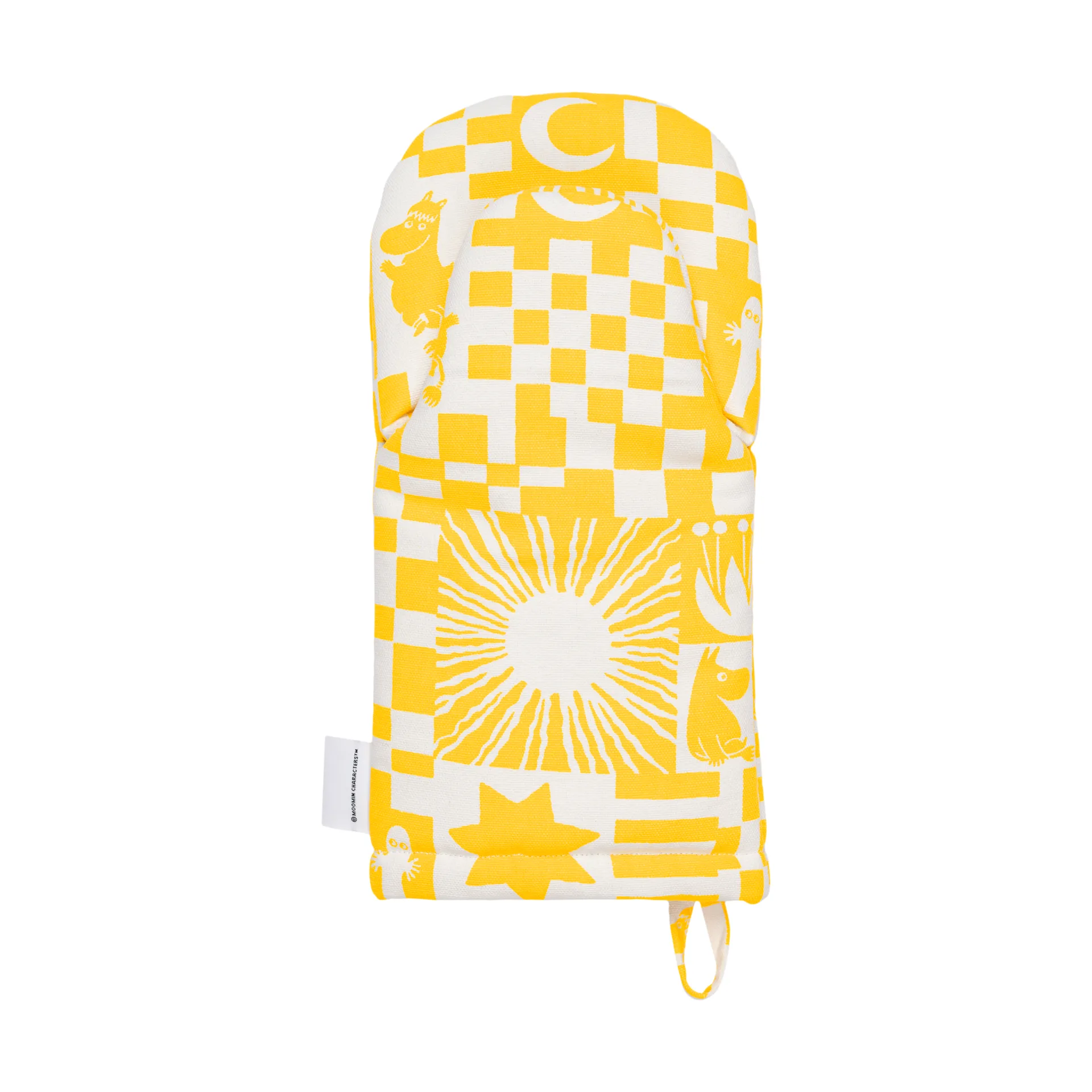 Party Mumin Ofenhandschuh 15x34 cm, Gelb Moomin Arabia