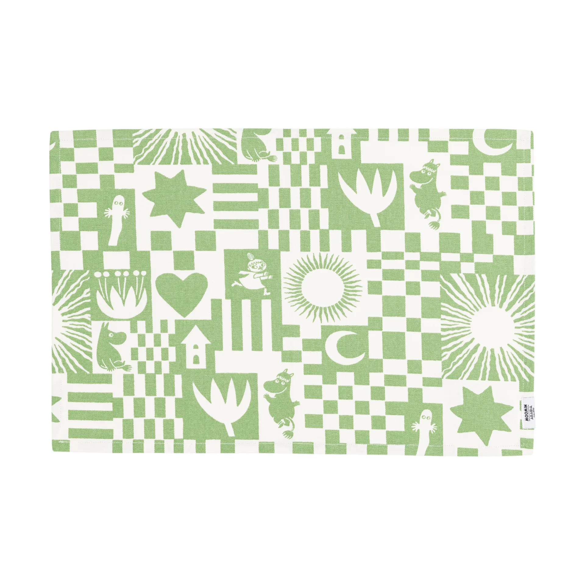 Party Mumin Tischset 31x46 cm., Grün Moomin Arabia