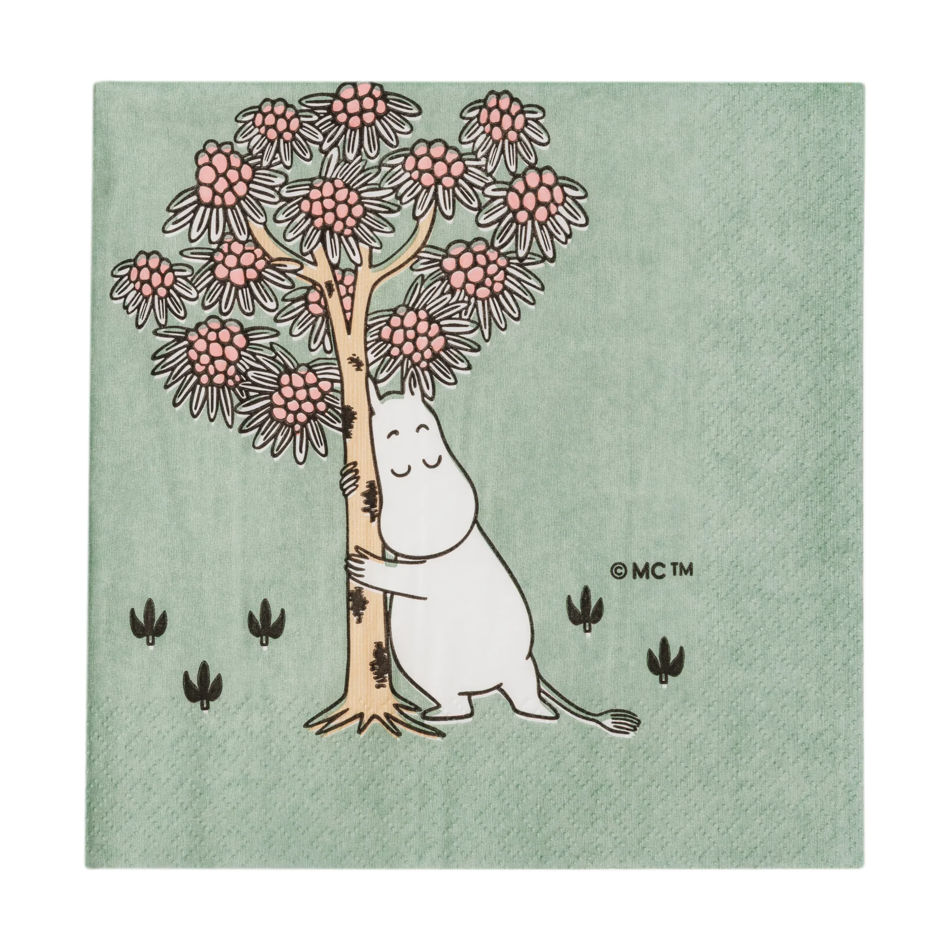 Rücksichtnahme Mumin Papierserviette 33x33 cm, 20er-Pack Moomin Arabia