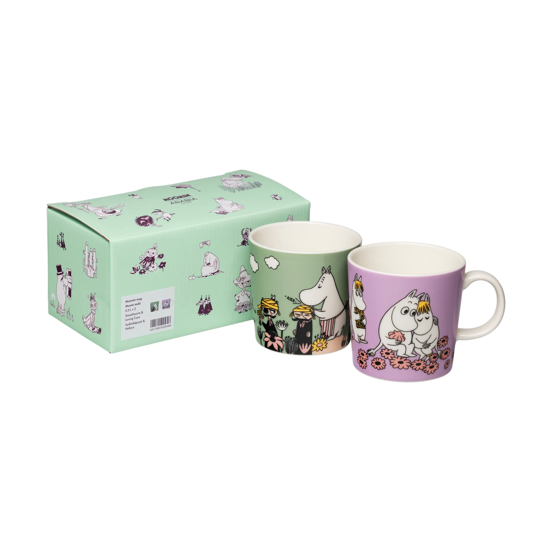 Sweethearts & Loving Care Mumin Tasse 2-teilig, 30 cl Moomin Arabia