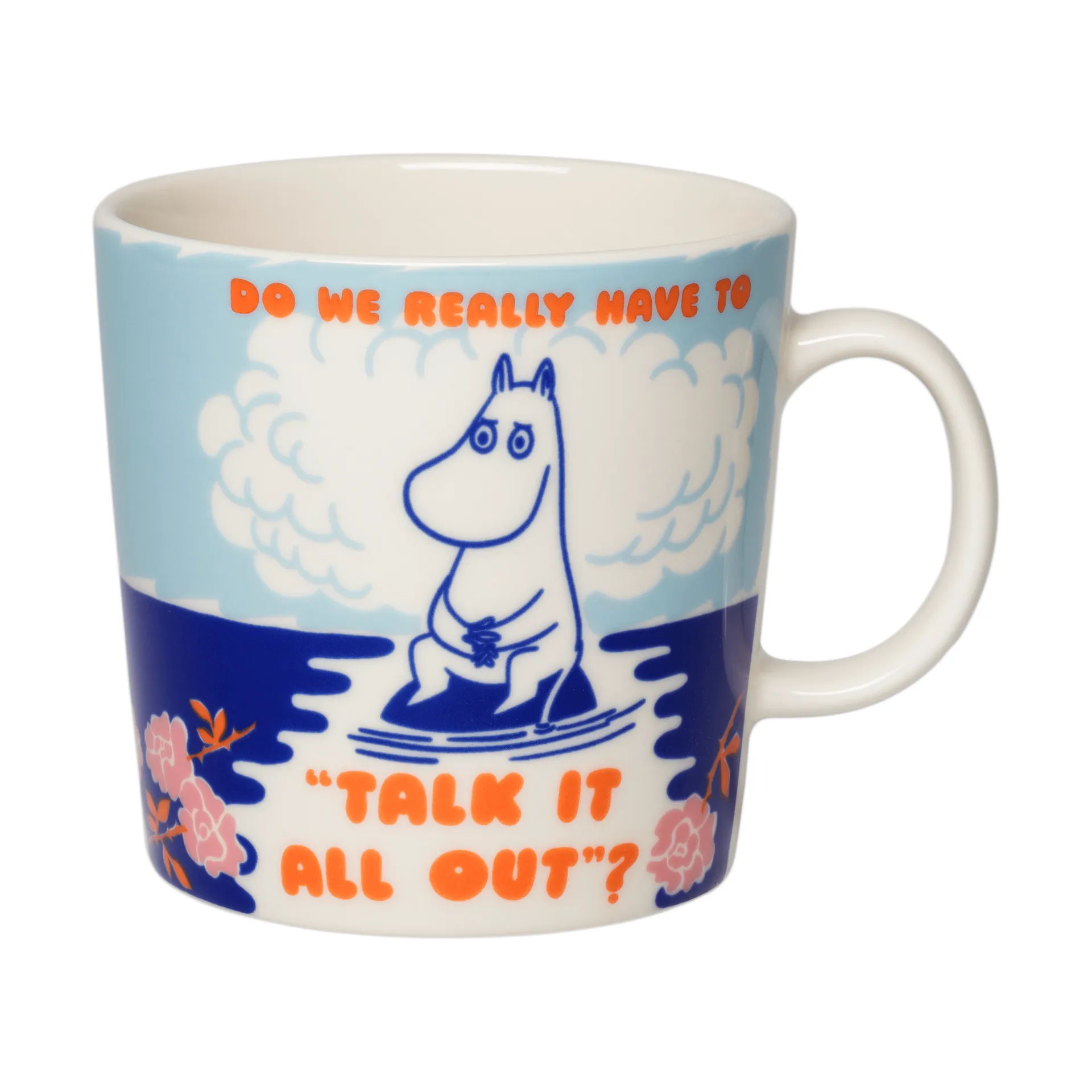 Talk It All Out Mumin Tasse, 40 cl Moomin Arabia