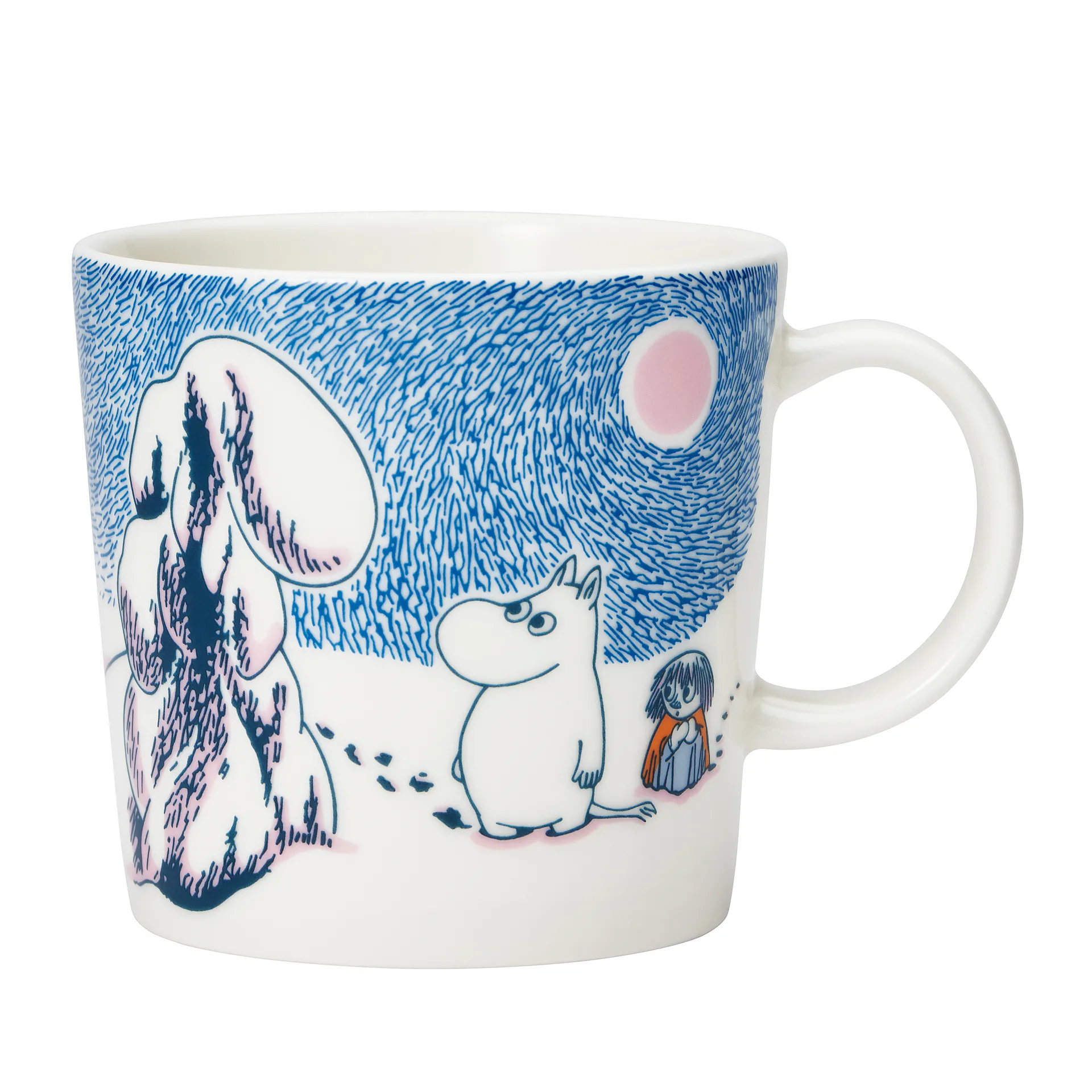 Tiefer Schnee Mumintasse 2019, Blau Moomin Arabia