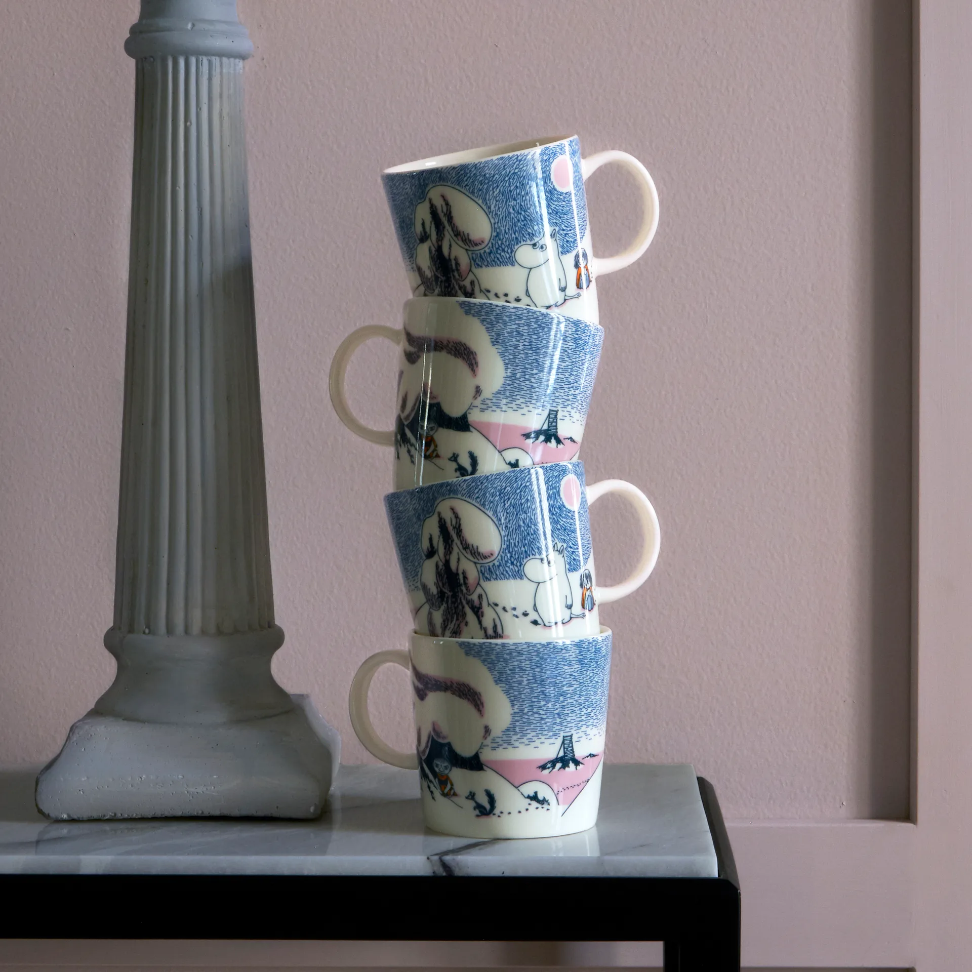 Tiefer Schnee Mumintasse 2019, Blau Moomin Arabia