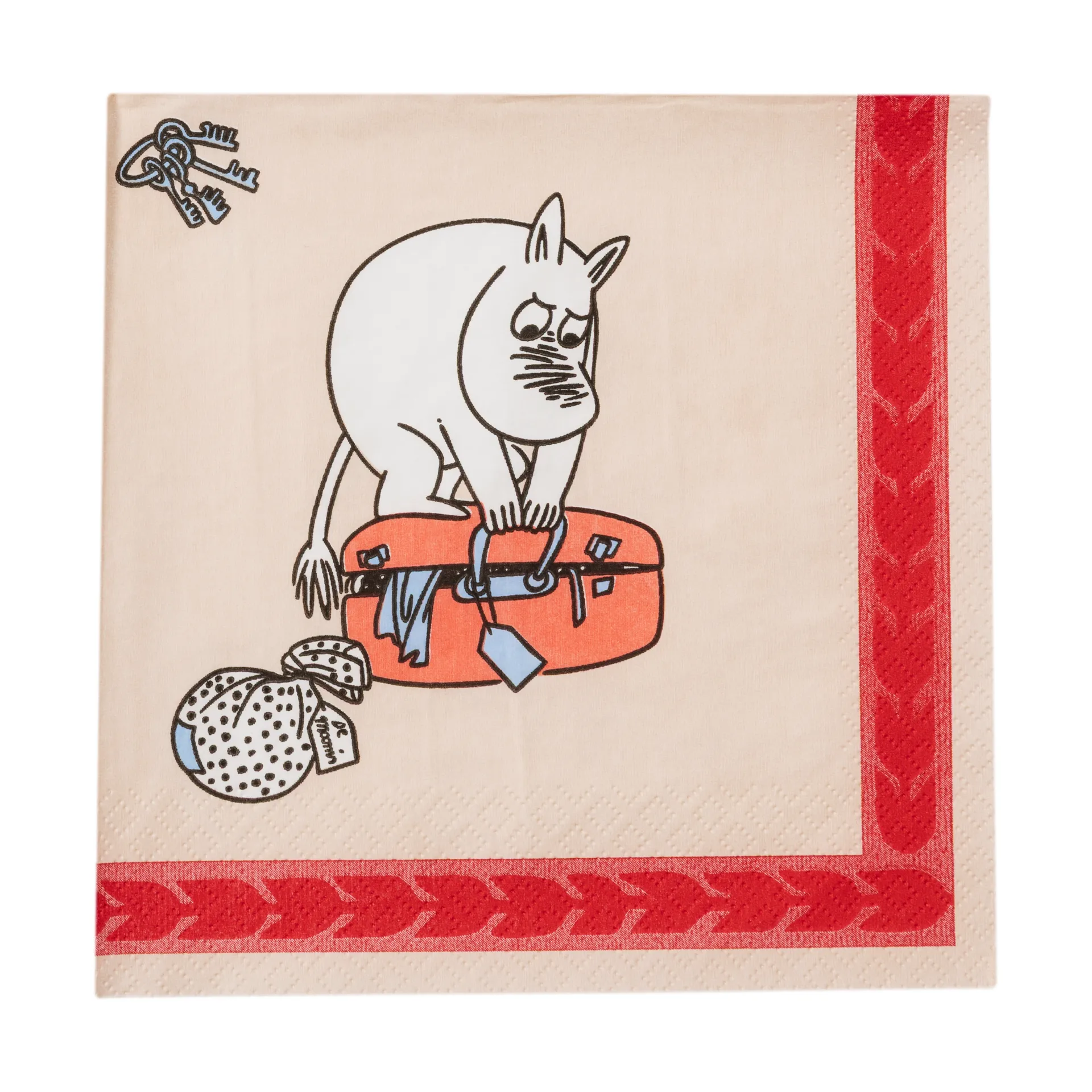 urlaubsreif Mumin Papierserviette 33 cm, 20-teilig Moomin Arabia