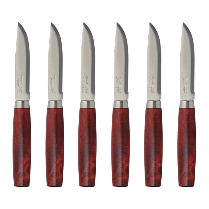 Mora Messer Classic Steak Knife 6er Pack - Rot - Morakniv