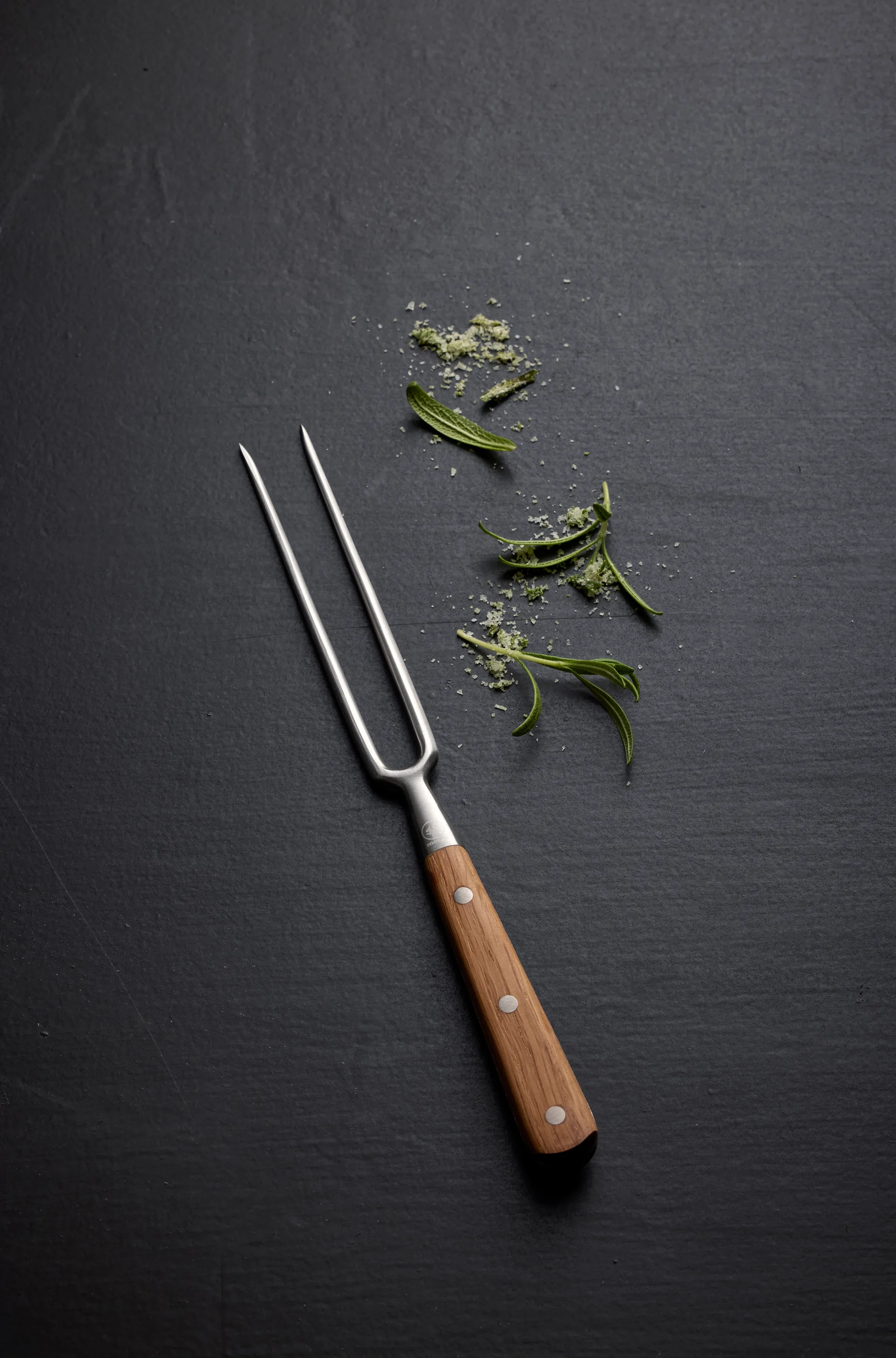 Foresta Steakgabel 28cm, Edelstahl-Eiche Morsø