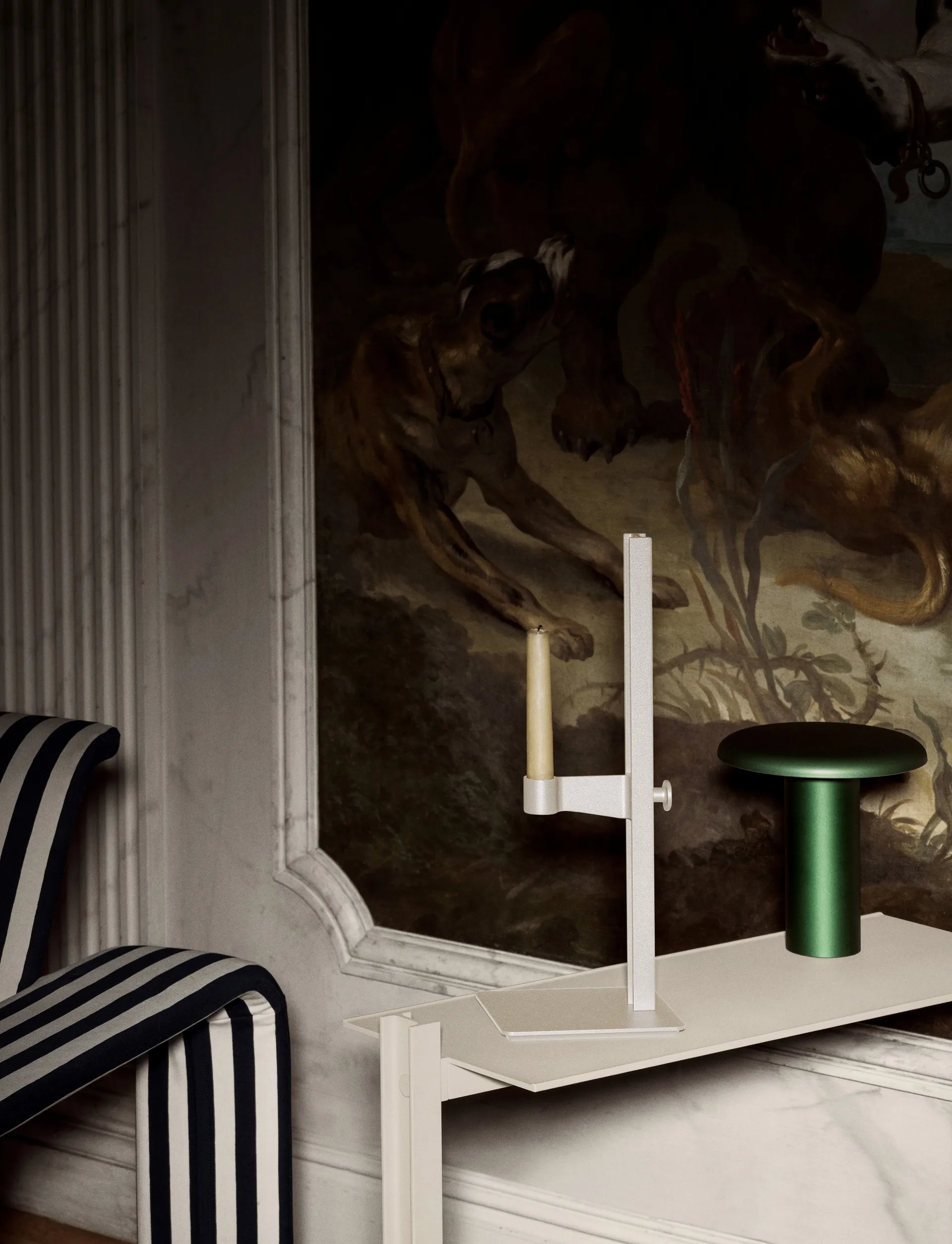 Museum Kerzenhalter, Beige Museum