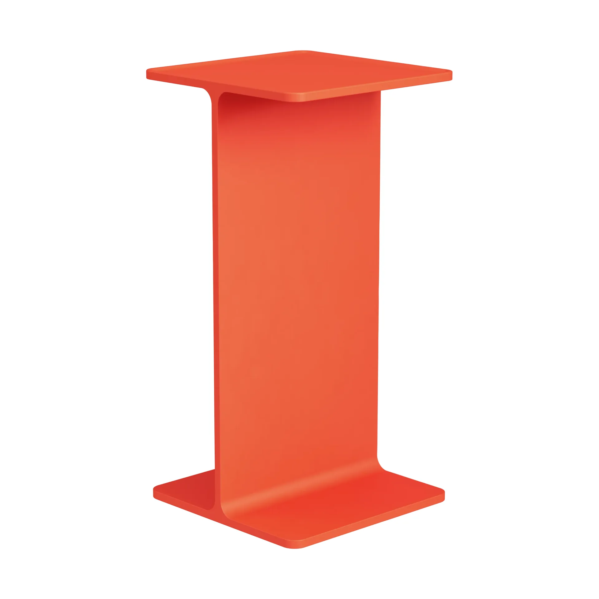 Museum Pedestal Sockel, Orange, 15x15x30 cm Museum