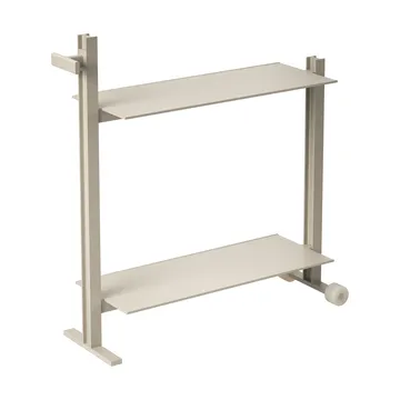 Museum Trolley Servierwagen - Beige, 74,5x77,5x24 cm - Museum