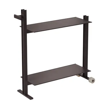 Museum Trolley Servierwagen - Dunkelbraun, 74,5x77,5x24 cm - Museum