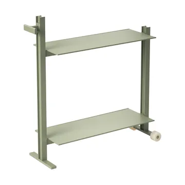Museum Trolley Servierwagen - Grün, 74,5x77,5x24 cm - Museum